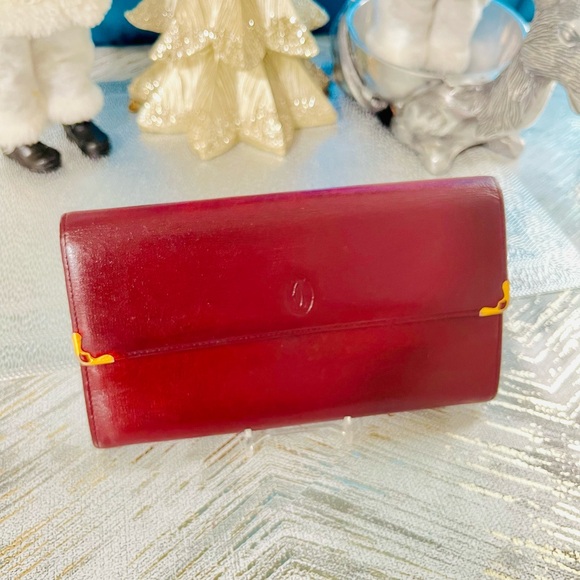 Cartier brugandy Clutch - Picture 3 of 15